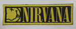 Nirvana 1 1/8" x 3 3/4" Embroidered Fabric Iron On Patch Badge