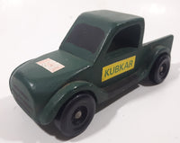 Vintage Scouts Canada Kubkar Green Pickup Truck 6 7/8" Long Wood Toy Car Vehicle
