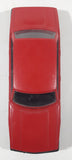 Vintage Stahlberg Volvo GLT Red 9 1/2" Long Plastic Dealer Promo Model Toy Car Vehicle Made in Finland