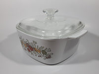 Vintage 1980s Pyrex Corning Ware Spice of Life Pattern 12 Cups 3 Litre Casserole Dish
