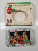 1999 Coca Cola Nostalgia Playing Cards and Collectible Santa Claus Christmas Tin 2 Decks New in Package