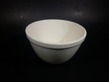 Vintage White Ironstone Pottery Pudding Bowl - Treasure Valley Antiques & Collectibles