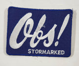 Obs! Stormarked Norwegian Store 2 1/4" x 3" Embroidered Fabric Patch Badge