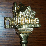 Vintage Steel with Gold look Craigdarroch Castle Victoria BC. Collectible Spoon - Treasure Valley Antiques & Collectibles