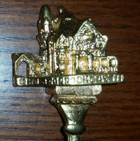 Vintage Steel with Gold look Craigdarroch Castle Victoria BC. Collectible Spoon - Treasure Valley Antiques & Collectibles