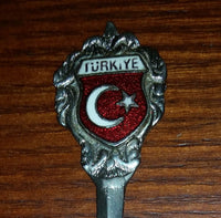Vintage Turkey (Turkiye) Flag Collectible Spoon - Treasure Valley Antiques & Collectibles